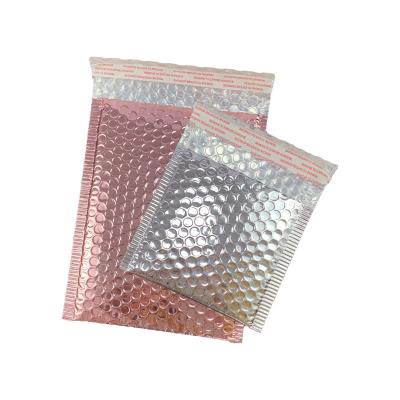 China Product Store Supply Charm Hologram Protective Bubble Wraps Matt Mailers Metallic Bubble Mailer Smooth for sale