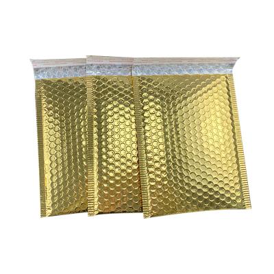 China Gift & Custom Recycled Metallic Craft Bubble Gift Small Packaging Poly Bubble Mailers for sale