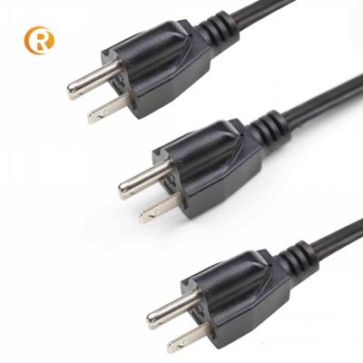 China Industrial Wholesale USA Plug AC Computer Power Cable C13 Copper Cord For Electrical Machine for sale