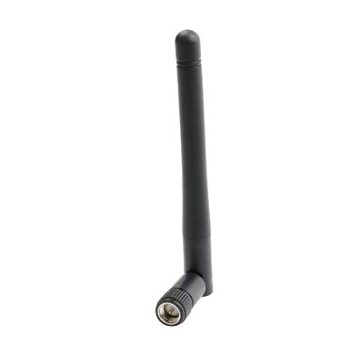 China Omni 2dBi dual band wifi 2.4G and 5G PR-SMA antenna for satellite receiver 110+/-2 mm for customized for sale