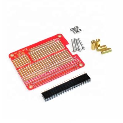 China Development Board DIY HAT Proto Shield for Raspberry Pi 3 and Raspberry Pi 2 B/B+/A+ Models (Red) for sale