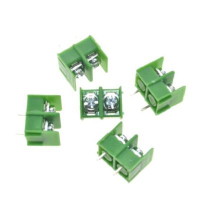 China Hot Sell Terminal KF7.62 2 Pin Green ROHS Connector Terminal KF7.62-2P 7.62mm Pitch PCB Screw Block Splice Connector Terminal for sale