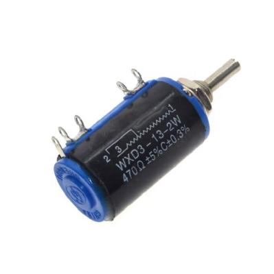 China WXD3-13-2W Wirewound Potentiometer High Quality 10k Wirewound Potentiometer for sale