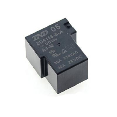 China Hot selling relay relays ZD4115-S-A-DC05V-A4-M ZD4115-S-A 30A 4pin DIP original for sale