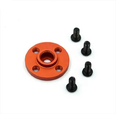 China 25T Steering Wheel 25T Aluminum Servo Arm Round Metal Type Disc Metal Horns For MG995 MG996 LE CAE Robot Red Blue Silver for sale