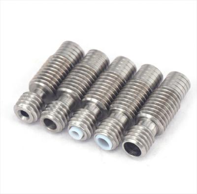 China Stainless Steel Long Throat E3V6 Bowden Tube Wire For 1.75/3.0mm Filament And Full Metal Part Hole 4.1mm Stainless Steel Pipe 1.75 Through-Hole 4.1 for sale