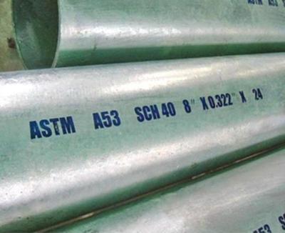 China Astm A53 schweißte nahtloses Kohlenstoffstahl-Rohr für Kaltwasser zu verkaufen