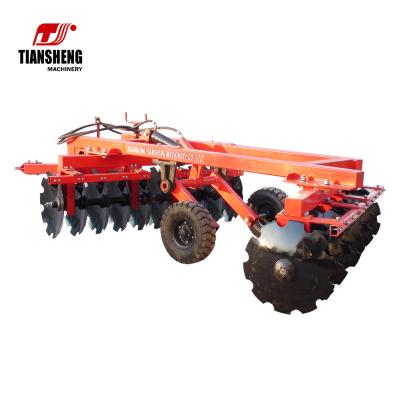 China Cultivate TIANSHENG High Quality Farm Offset Hydraulic Trailed Heavy Duty Disc Harrow for sale