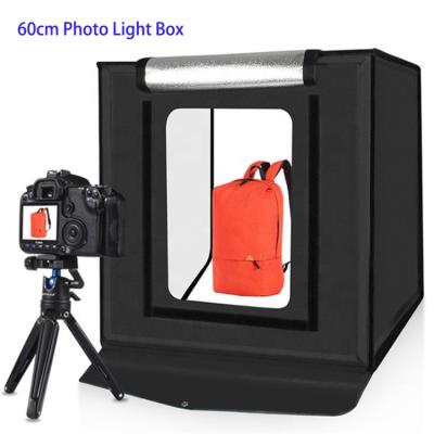 China YISCAXIA Photography 60cm CE Certificate 6 Color Flexible Backdrop Album Portable Photo Studio LED Light Box for sale