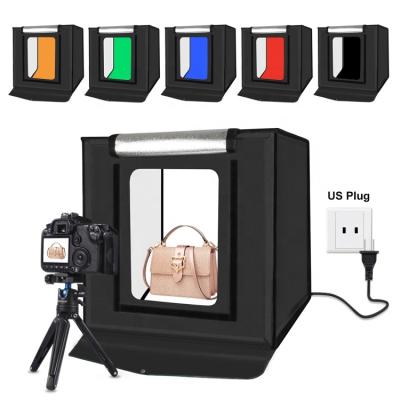 China Smartphone Flexible All-in-one 40cm Photography Studio Photo Shoot Box Studio Kit Portable LED Light Box for sale