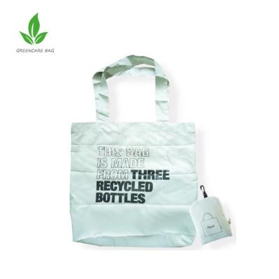 China Handled Foldable RPET Eco - Friendly Shopping Bag For Daily Use for sale