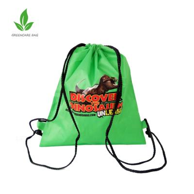 China Reusable Polyester Drawstring Bag Backpacks Custom 210D Polyester Drawstring Bag for sale