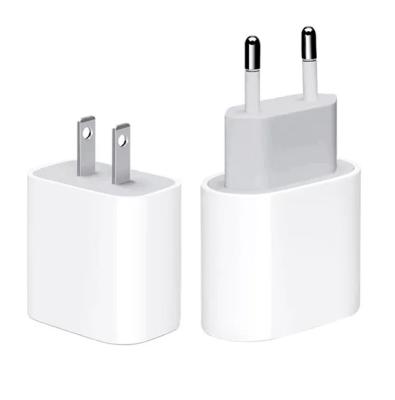 China Mobile Phone for iPhone14 Adapter PD 20W USB-C Charger Original Fast Charger EU USA Plug in USBC Wall Charger Cable for iPhone 14 13 12 for sale