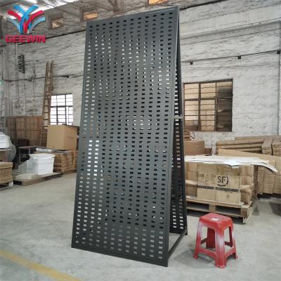 China Shop Products China Stone Marble And Stone Tile Display Rack Metal Pegboard For Wholesale Shops for sale