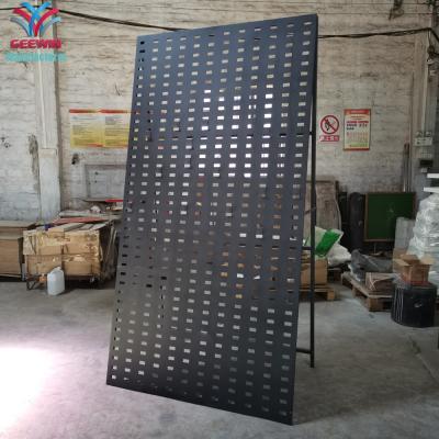 China Easy Installation Metal Quartz Showroom Hot Sale Factory Installation Display Rack Shelf for sale