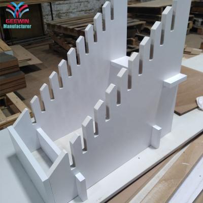 China Easy Assembled Hot Selling Popular Ceramic MDF Display Rack Display For Store for sale