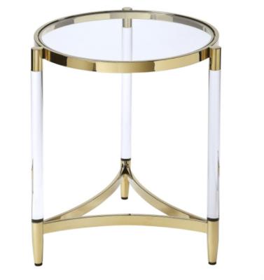 China Durable Triangle Coffee Table Console Table Living Room Furniture Acrylic Side Table for sale