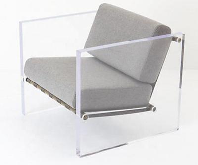 China Comfortable Luxury Plexiglass Chairs Modern Party Chair Gaming Acrylic Sofa Chair for sale