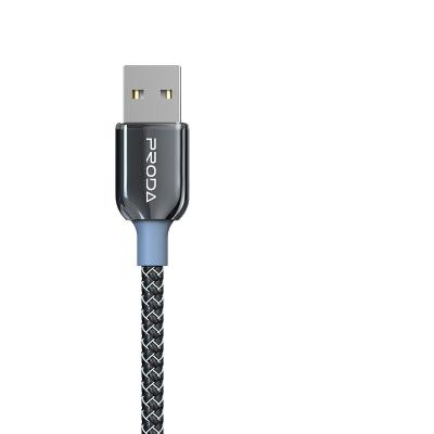 China PRODA/AZEADA PD-B76a B76i High Speed ​​Pulsating Data Transfer Fast Charging Cable With Type C 40W 2.4A Phone Tablet Data LED Digital Display USB Cable for sale