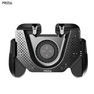 China With Phone Holder PRODA/AZEADA Kroos Series Game Grip With Fan PD-D03 Adjustable Phone Holder 4 Trigger Game Controller for sale