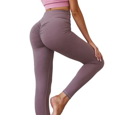 China High Waist Breathable Fitness Yoga Pants Use Custom Logo Yoga Gaiters Compression Gym Sports Tights Women for sale