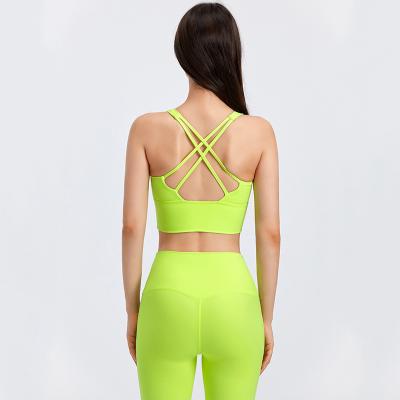 China 2021 Breathable New Double-Sided Sanding Yoga Wear Women's Watermill Nude High Waist Fitness Clothing Yoga Hip-Raise Set for sale