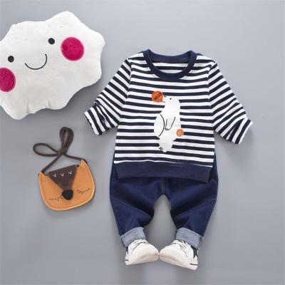 China New Casual Booster Spring And Autumn 2 Piece Comfortable Leisure Clothes For Baby Boy for sale