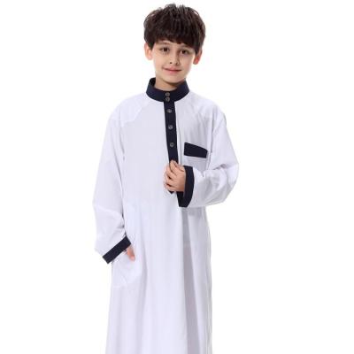 China 2019 New Wholesale Boy's Long Robe Muslim Arab Middle East Boutique Teen Clothes Washable for sale