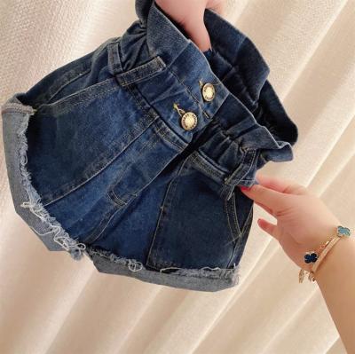 China Size Kids Breathable Denim Top Shorts Babies Abbreviations Summer 2021 for sale