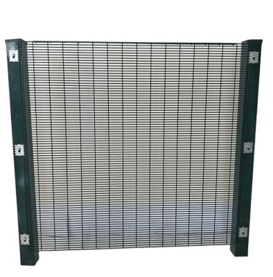 China Easily Assembled Powder Coated Low Carbon Steel Construction 358 Anti-Climb Fence for sale