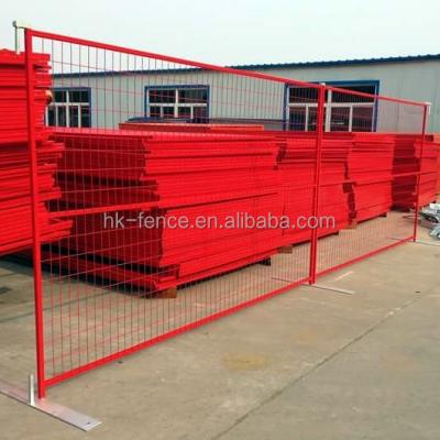 China Easily Assembled 6ft*10ft Galvanized And Powder Coated Free Standing Fence Panels / Canada Temporary Fence For Toronto Construction Site for sale