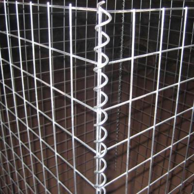 China Dutch Weave Construction 1.5x1x3m Welded Wire Mesh Basket Gabion Cages for sale