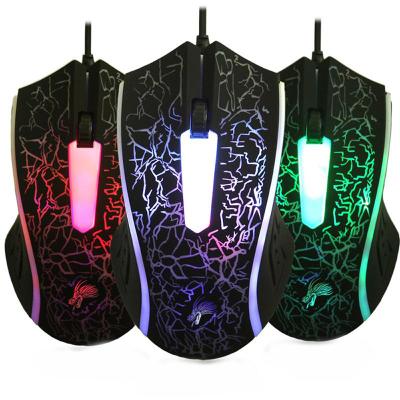 China Cheap 3D 1000 DPI RGB LED Gaming Long Wired Mouse For Computer for sale