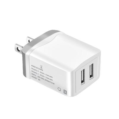 China Main Quality 5V 2.1A 10W USB Wall Charger New Dual Mobile Phone Factory Supply Amazon Hotsale Good Quality Design for sale