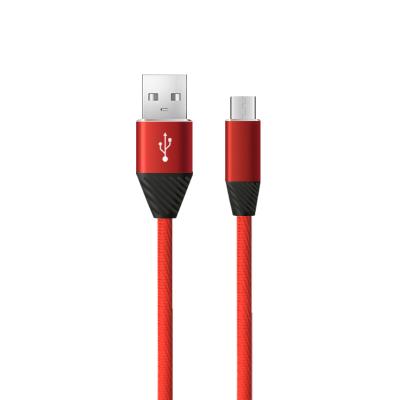 China Mobile Phone 1M 2.4A Fabric Braided Usb Cable Non-slip Fast Charging Type-C For Huawei For Xiaomi for sale