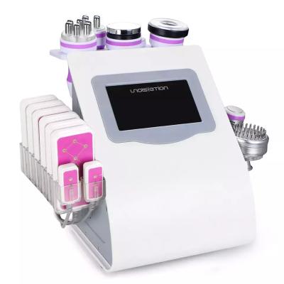 China Skin Tightening Body Sculpting Lipolaser Vacuum Cavitation Therapy Body Massager RF Slimming Machine for sale