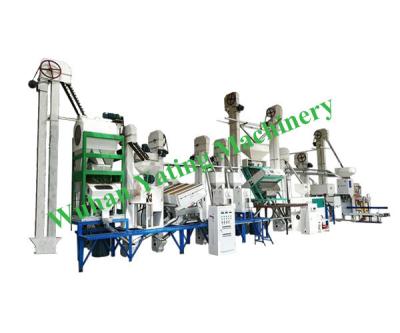 China 115kw Automatic Rice Mill Plant For Paddy Hulling And Milling 50-60 Tons Per Day for sale