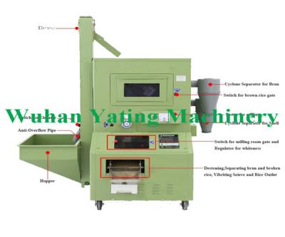 China Huisgebruik 200kg per het Malenmachine van de Uur Automatische Rijst Te koop