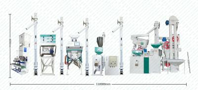 China Reismühle 15 Tonnen Reis, diemaschinerie verarbeiten zu verkaufen