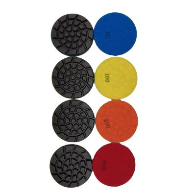 China Polishing Concrete diamond dry polishing pad grinding disc suitable for marble concrete terrazzo round disc grinding pad for sale