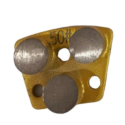 China Metal and diamond Diamond fan-shaped three-cylinder cutter head for sale