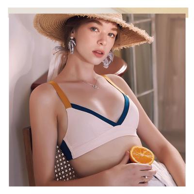 China Badass Bra Summer Wireless QUICK DRY Bralette Bralette Small Boobs Cotton Women Comfortable Back Beauty Equipment Padded Top Bras for sale