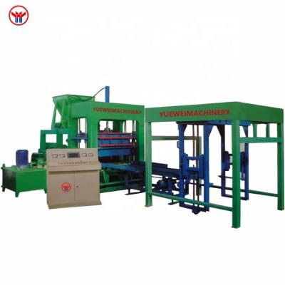 China Building Material Stores Hydraulic Full Automatic Block Machine 5-15 Sidewalk Brick Curb Color Brick Making Machine for sale