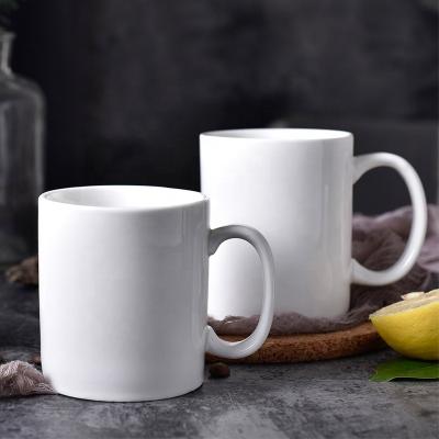 China Promotional cheap viable popular 11oz white sublimation ceramic mug for coffee tea for sale