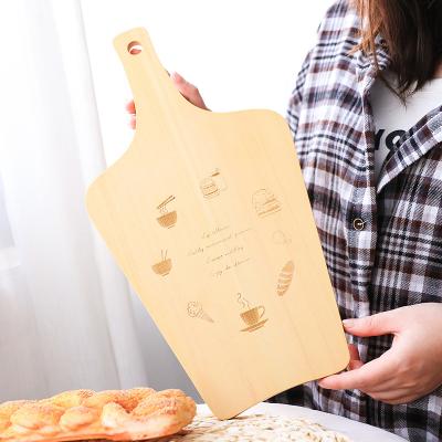 China Viable Nordic Spruce Wood Dish Cutting Board Snack Coffee Afternoon Tea Board Fruit Solid Wood Cutting Board for sale