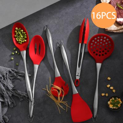 China Sustainable Household Kitchen Cookware Stainless Steel Silicone Kitchen Accessories for sale