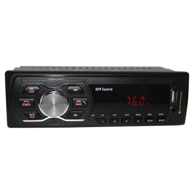 China 2021 Hot Seller Universal 1 In-Dash 1-Din LED Display Car MP3 Player Stereo DC 12V with USB/TF/AUX/Bluetooth/APP control/FM Car Radio for sale