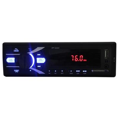 China 2021 hot seller in-dash car stereo MP3 player with LED display l power DC 12V USB/TF/AUX /BT/APP control bluetooth car mp3 player for sale