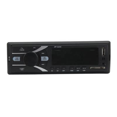 China 2021 hot seller in-dash car stereo MP3 player with LED display l power DC 12V USB/TF/AUX /BT/APP control bluetooth car mp3 player for sale