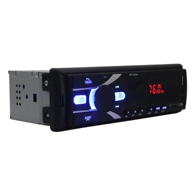 China 2021 hot seller in-dash car stereo MP3 player with LED display l power DC 12V USB/TF/AUX /BT/APP control bluetooth car mp3 player for sale